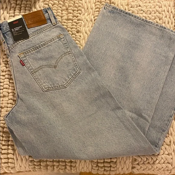 Levi’s XL Straight 27/31 Wide Leg Vintage Wash - Picture 8 of 10